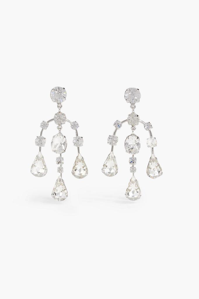 Jennifer Behr Staci silver-tone crystal earrings