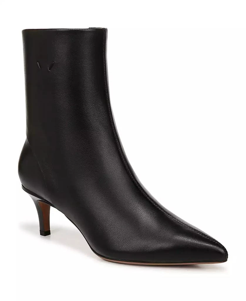 Franco Sarto Women's Anna Pointed Toe Kitten Heel Dress Booties 1