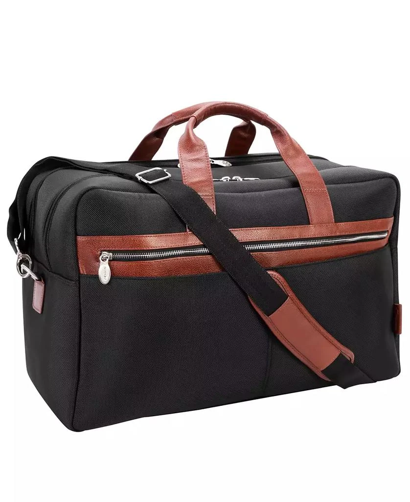 McKlein Wellington 21" Two-Tone Dual-Compartment Laptop Tablet Carry-All Duffel 2
