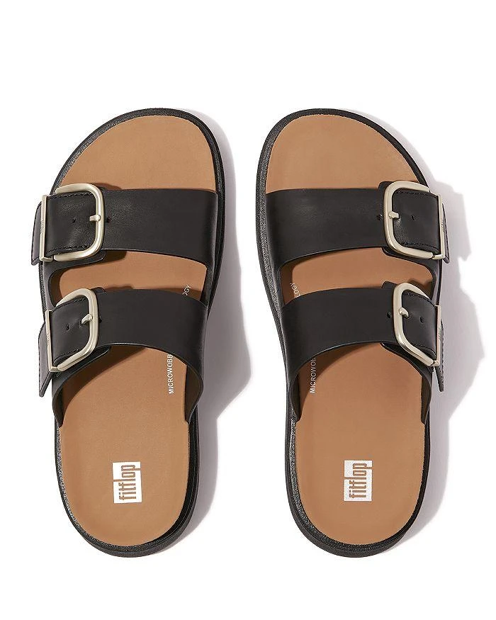 FitFlop Women's GEN-FF Buckle Two Bar Leather Slides 4