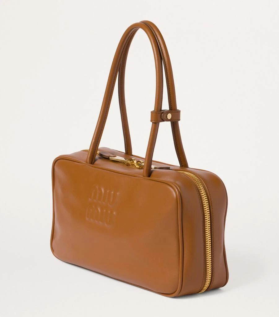 Miu Miu Leather Beau Top-Handle Bag 7