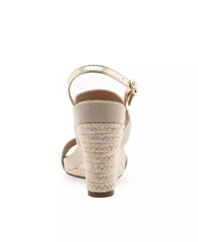 Aerosoles Women's Paxton Buckle Strap Wedge Sandals 4