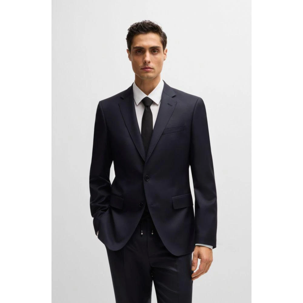 Hugo Boss Single-breasted jacket in virgin-wool serge 3