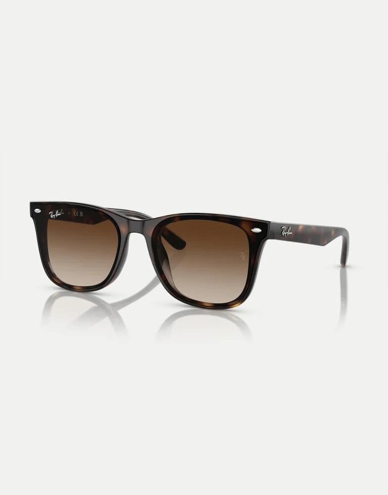 Ray-Ban Ray-Ban rb4420 square sunglasses in tortoise with  display picture 1
