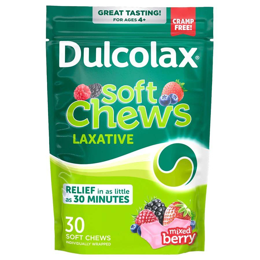 Dulcolax Saline Laxative Soft Chews Mixed Berry