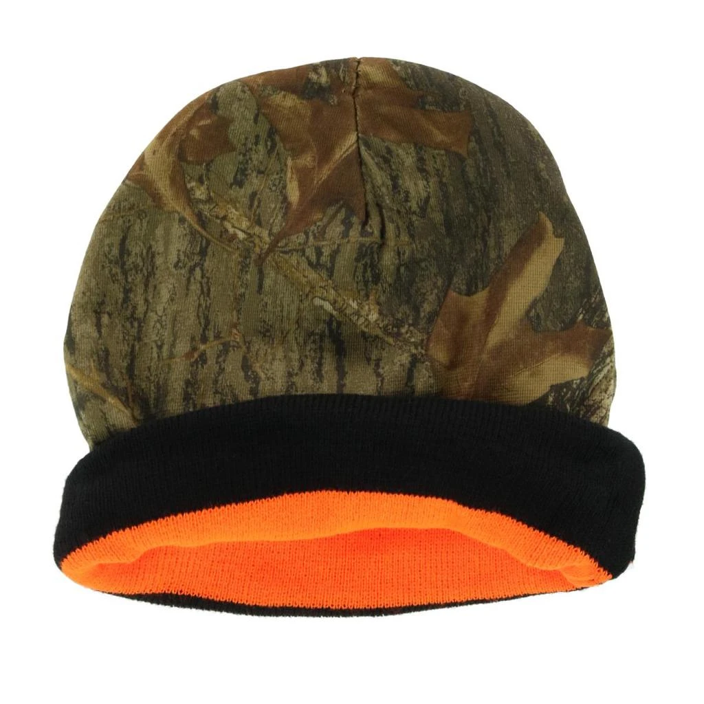 Iceberg Polar Wear Men's Reversible Camo Heavyweight Knit Winter Hat 2