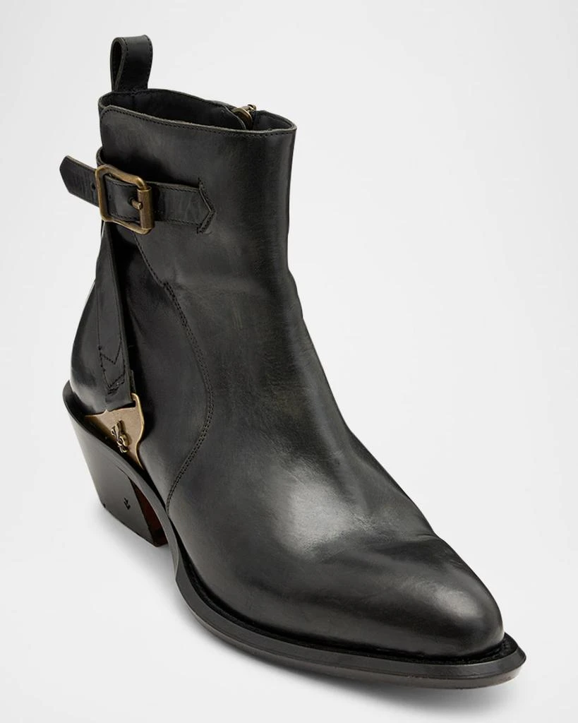 John Varvatos Men's Crosby Saddle Jodhpur Leather Boots 2