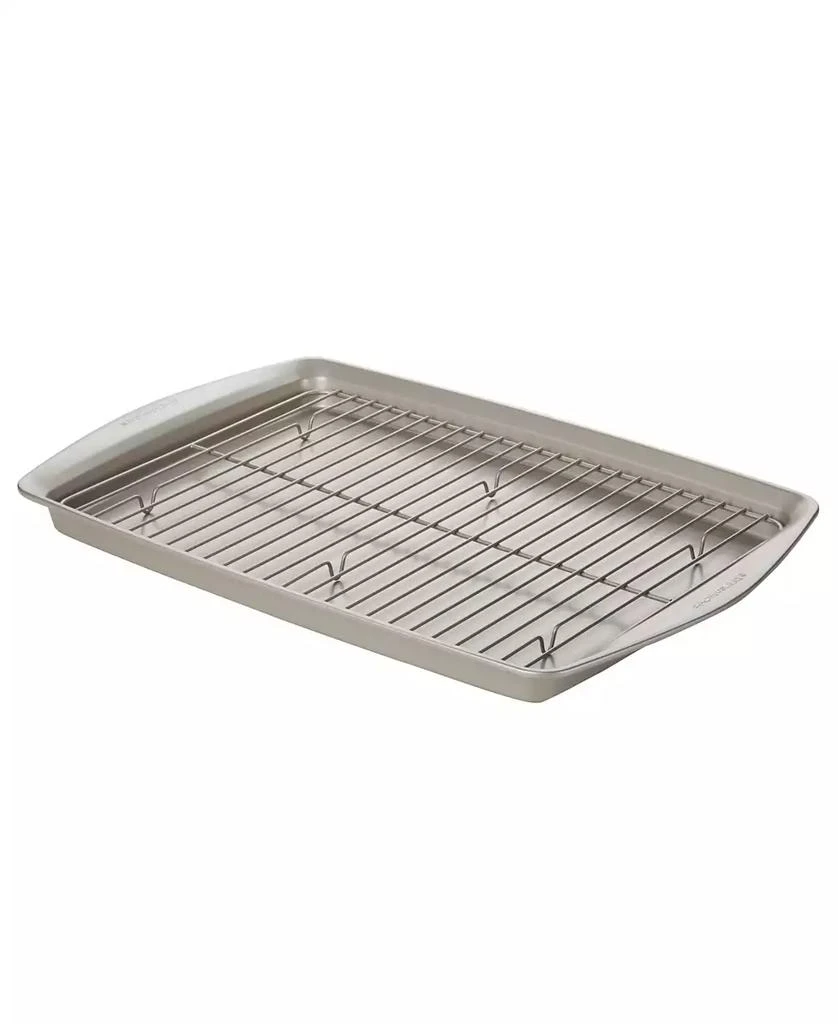Rachael Ray Nonstick Jumbo 13" x 19" Cookie Pan with Roasting Rack