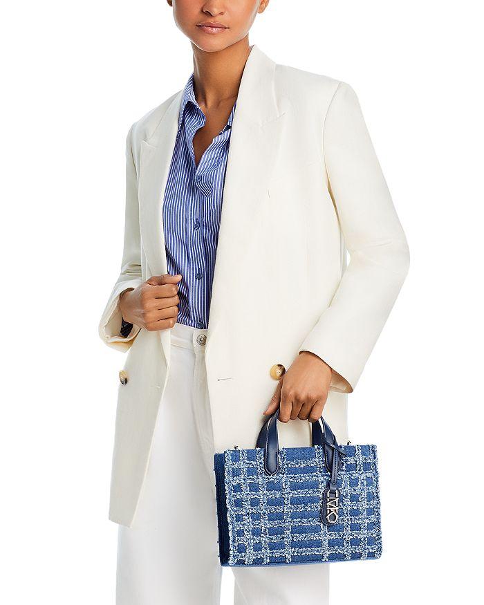 トートバッグ Michael Kors Michael Kors Gigi Denim Tote Bag 30R4G3GT3U DEN Tote bag Michael Kors Gigi jacquard denim