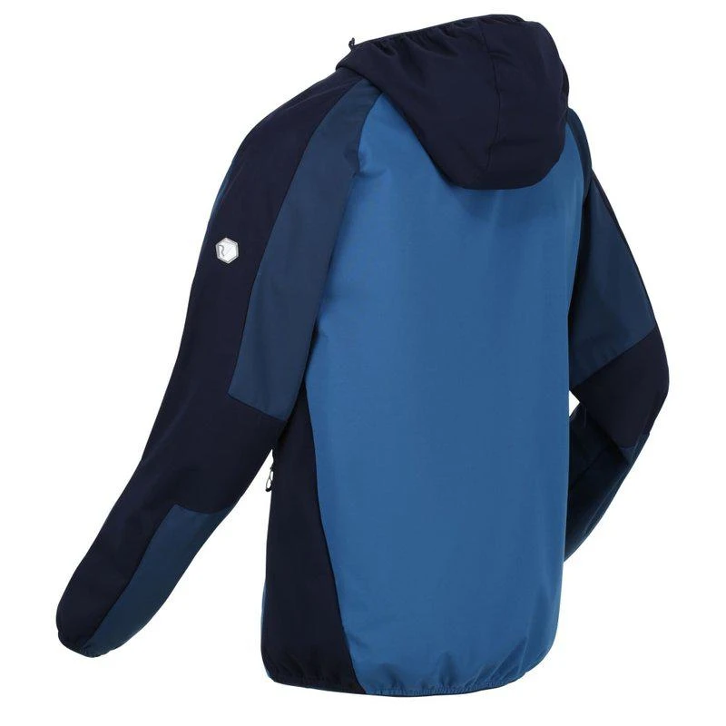 Regatta Mens Tarvos V Soft Shell Jacket Moonlight Denim/Dynasty Blue 2