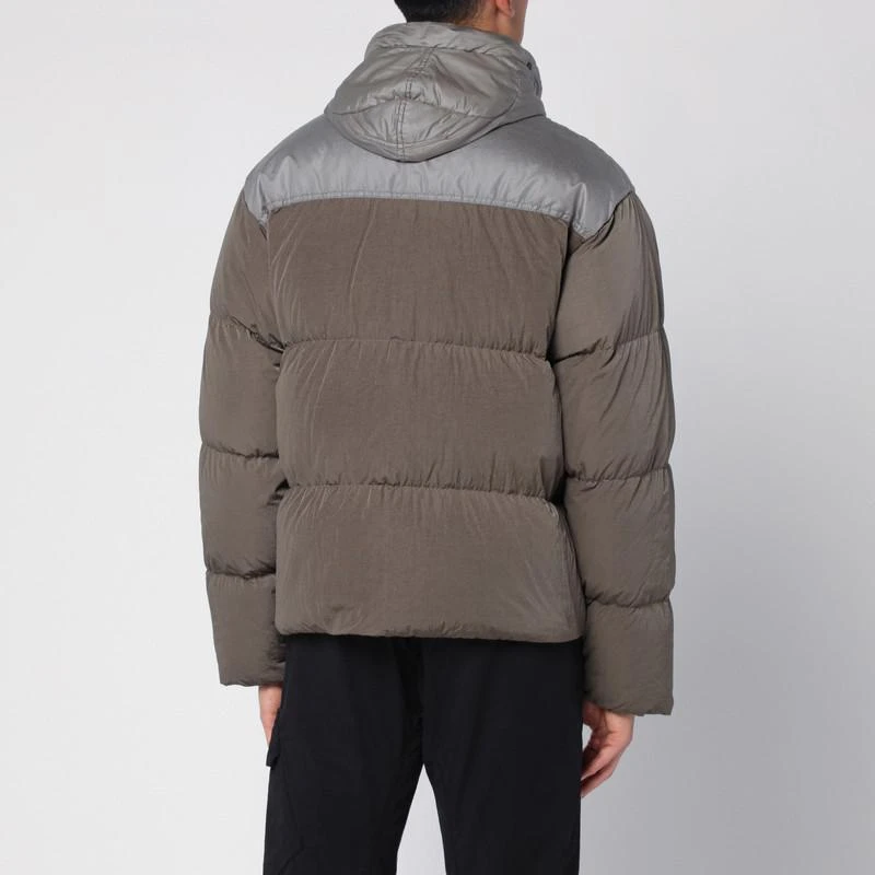 C.P. Company Walnut-coloured hooded down jacket 4