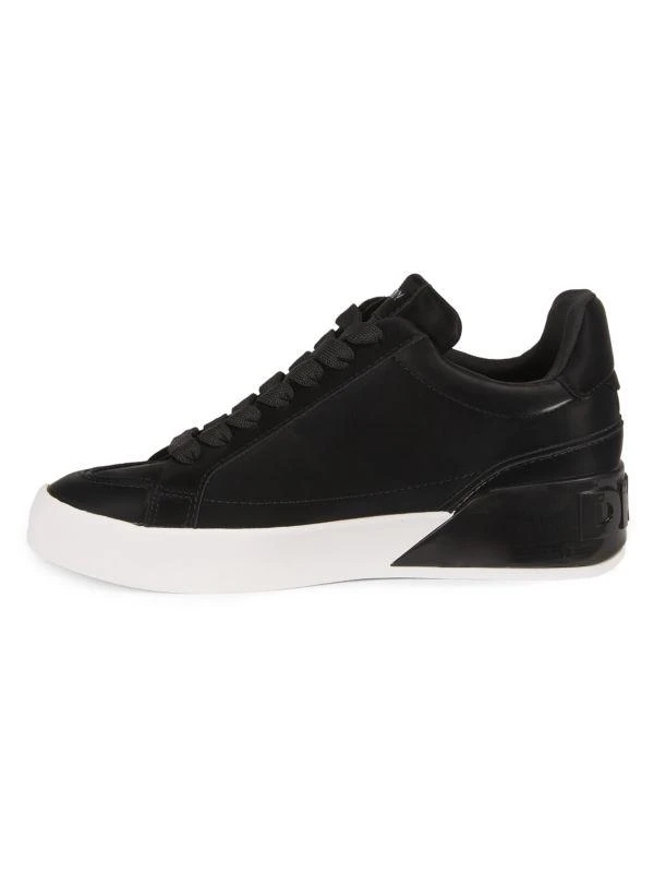 DKNY ​40MM Side-Zip Lace-Up Platform Sneakers 4