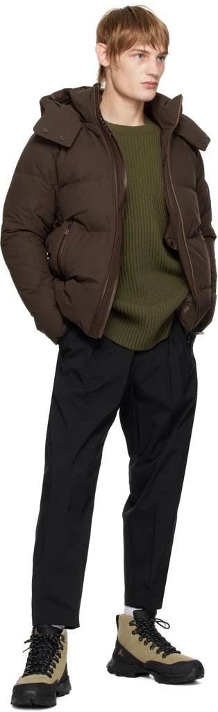 DESCENTE Brown Mizusawa Mountaineer Down Jacket 4