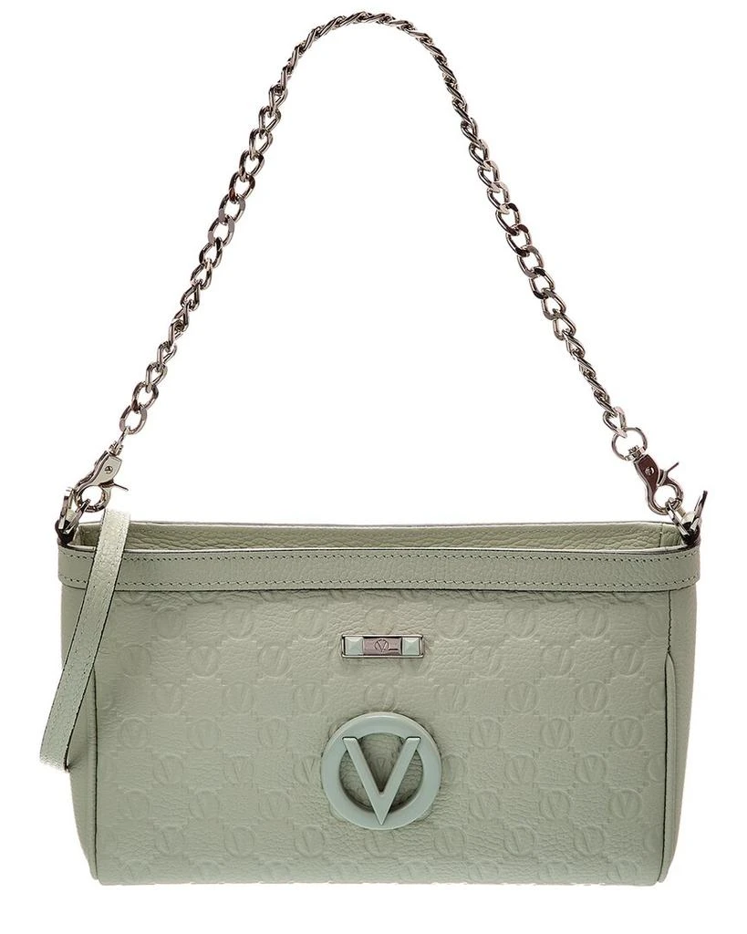 Mario Valentino Celia Dollaro Monogram Leather Satchel 1