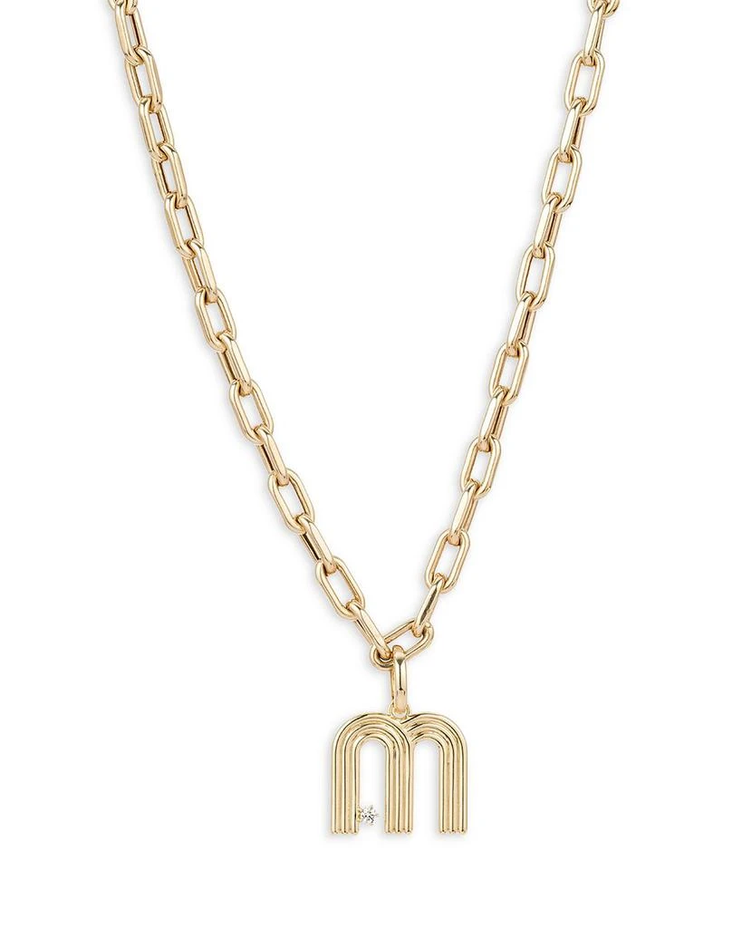 Adina Reyter 14K Yellow Gold Oval Link Collar Necklace, 16" 3