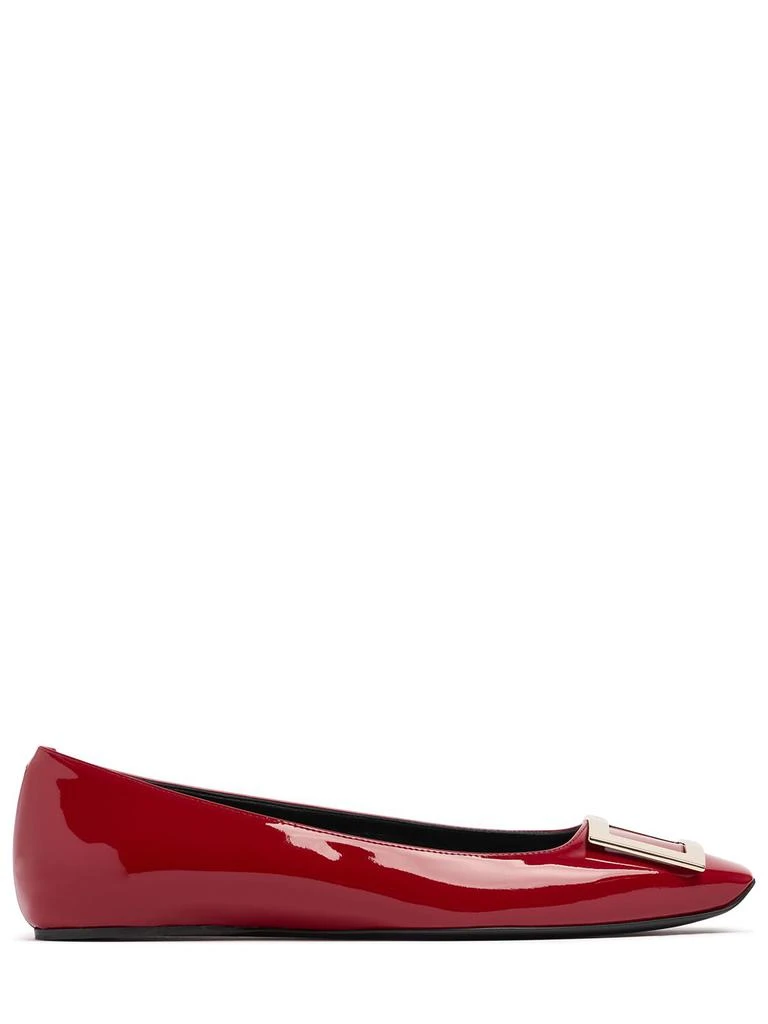 ROGER VIVIER 10mm Trompette Patent Leather Flats 1