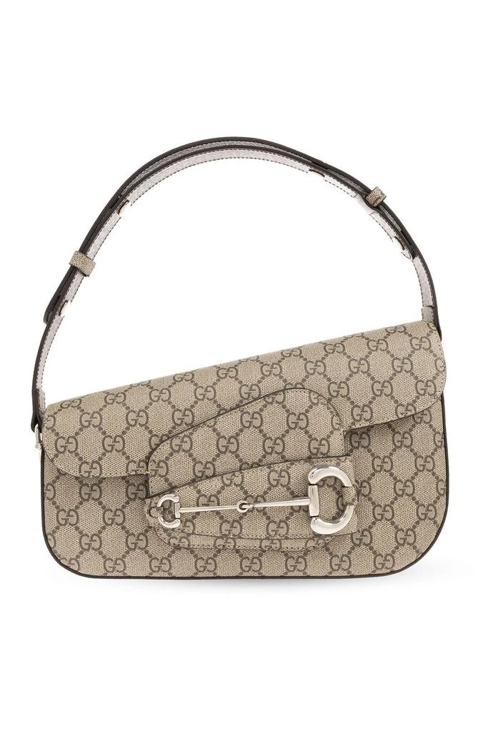Gucci Gucci Horsebit 1955 Monogrammed Small Shoulder Bag 1