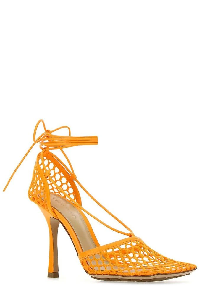 Bottega Veneta Bottega Veneta Squared-Toe Lace-Up Sandals 2