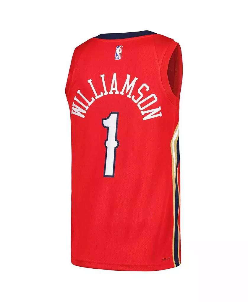 Jordan Men's Zion Williamson Red New Orleans Pelicans Swingman Player Jersey - Statement Edition 3