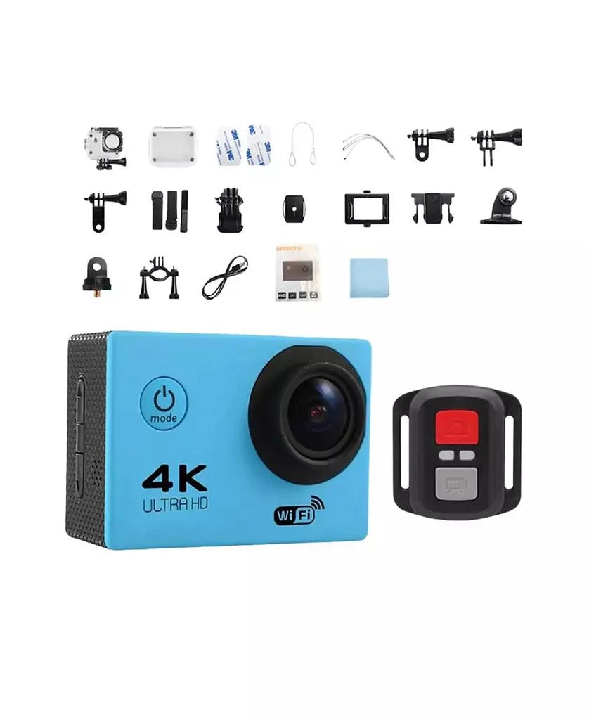 Seamless Outdoors SCUBA CAM – WiFi Waterproof action sport camera Blue 2