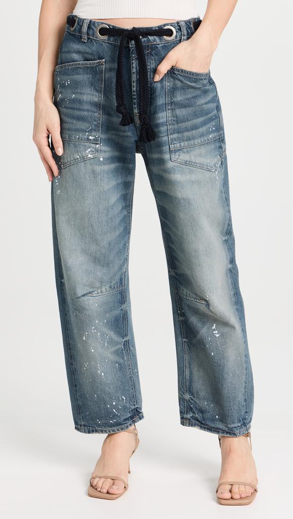 Free People Moxie Pull-On Barrel Jeans