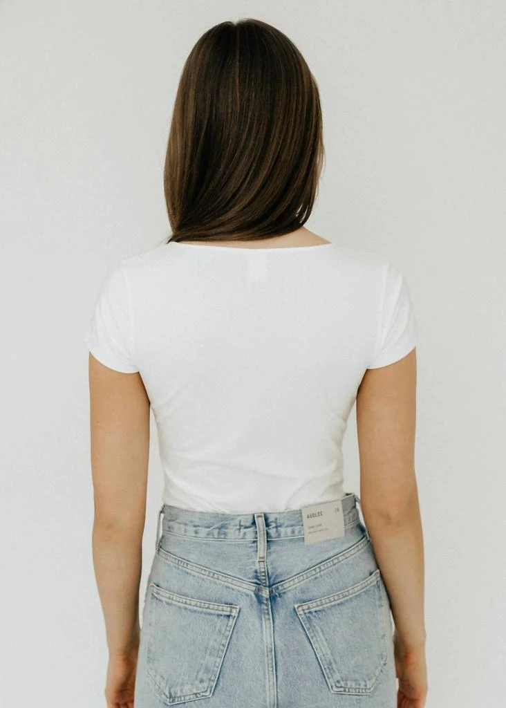 Re/Done Re/Done - Square Neck Bodysuit 2