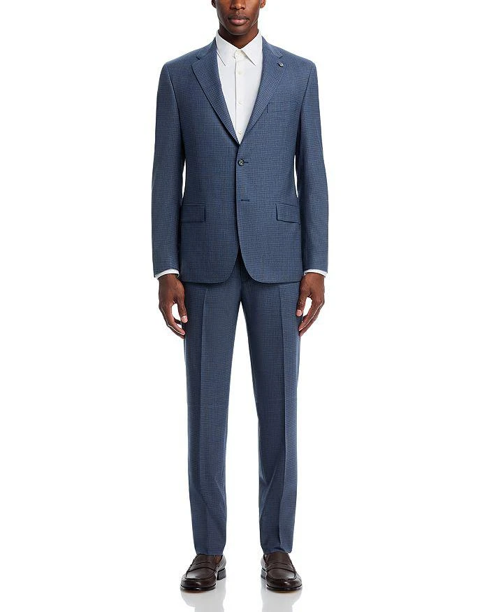 Hart Schaffner Marx Classic Fit Tonal Plaid Loro Piana Suit