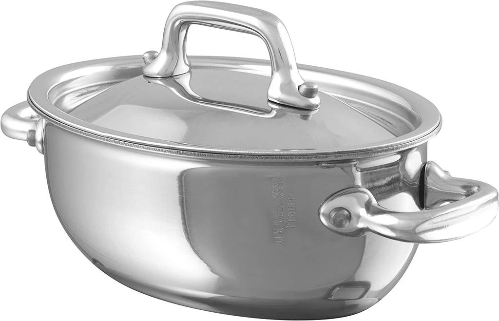 Mauviel M'Minis Oval Cocotte With Lid, 4.7 Inch 1