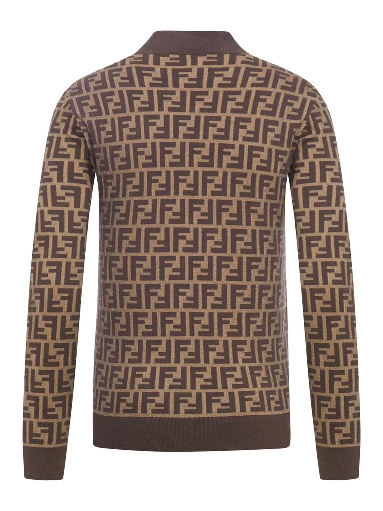 Fendi Brown FF cotton sweater 2