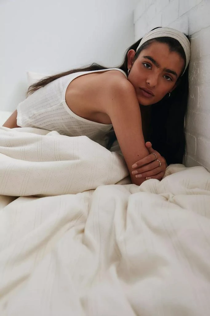 Urban Outfitters Pointelle Jersey Duvet Cover 2