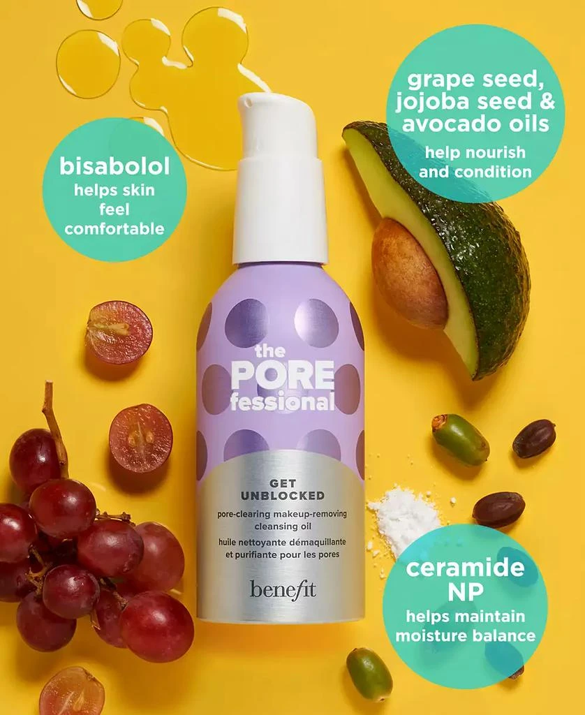 Benefit Cosmetics The POREfessional Get Unblocked Pore-Clearing Makeup-Removing Cleansing Oil Mini 9
