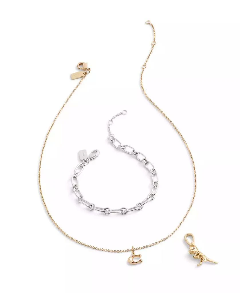 Coach Gold Collectible Signature Rexy Dino Charms 5