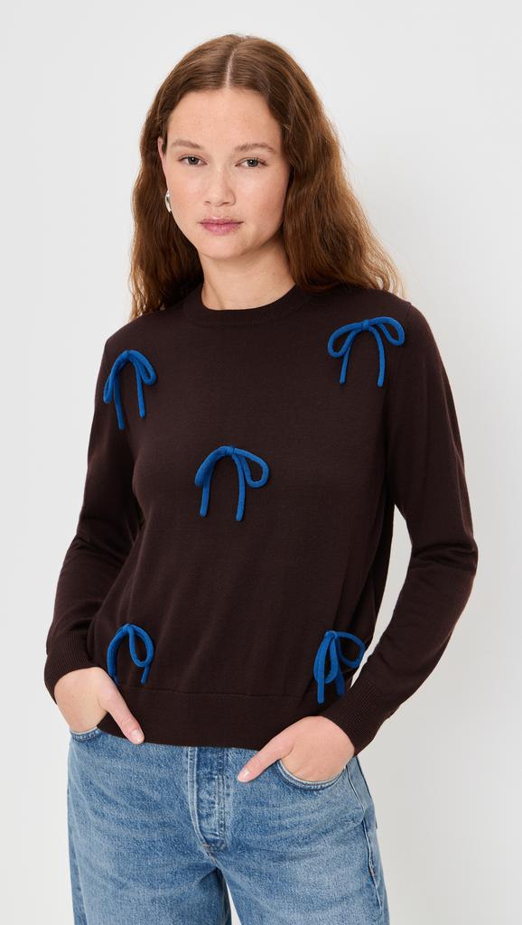The Tiny Big Sister Sara Bow Sweater