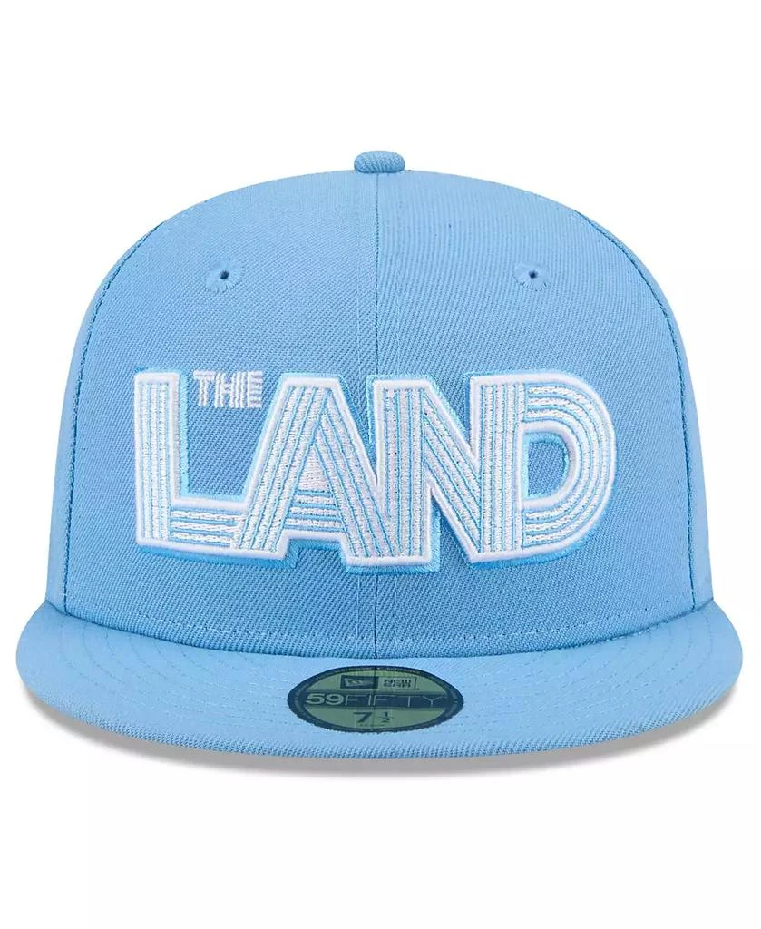 New Era Men's Light Blue Cleveland Cavaliers 2024/25 City Edition 59FIFTY Fitted Hat 3