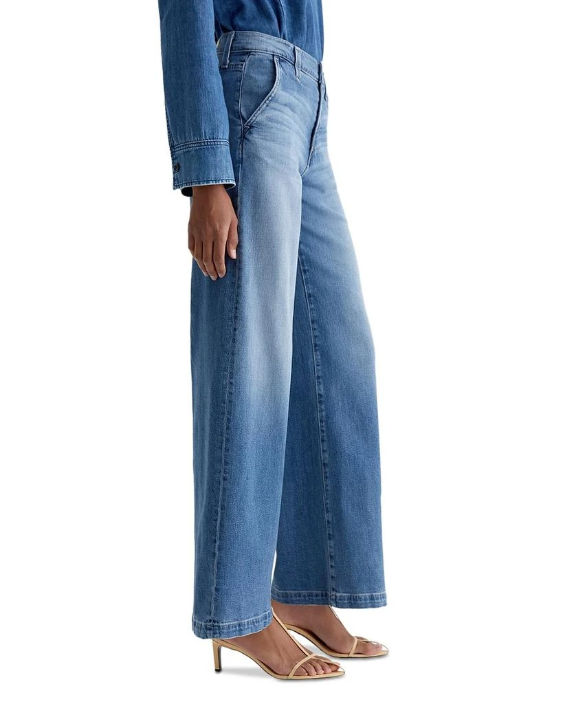 AG Stella Low Slung Palazzo Jeans in Nautical Mile 2