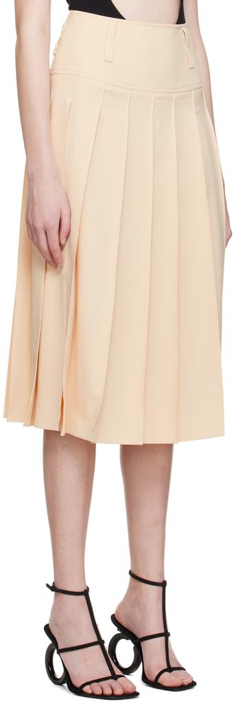 Beaufille Beige Devi Midi Skirt