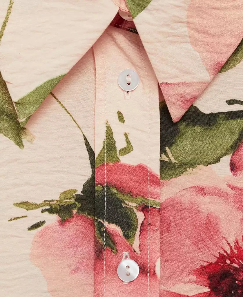 Mango Women's Flowy Floral Print Shirt 5