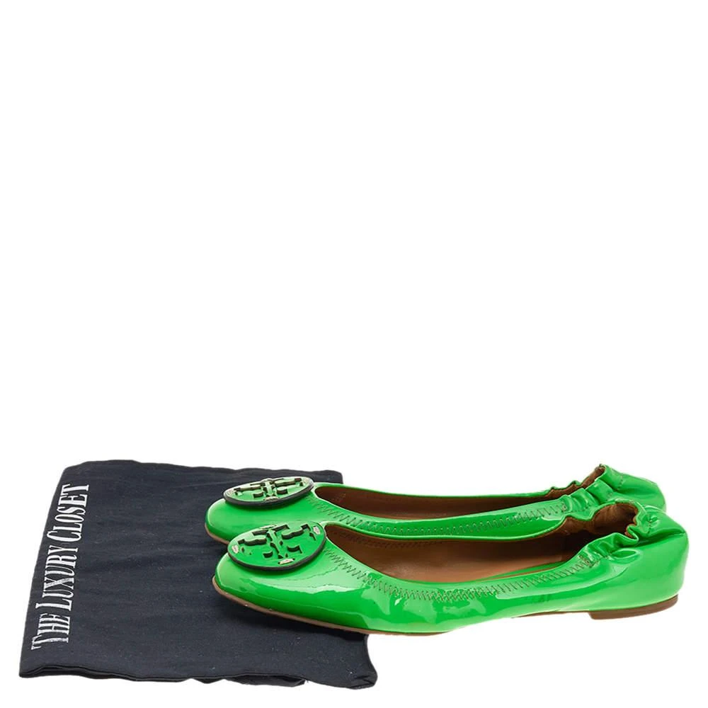 Tory Burch Tory Burch Green Patent Leather Ballet Flats Size 37 8