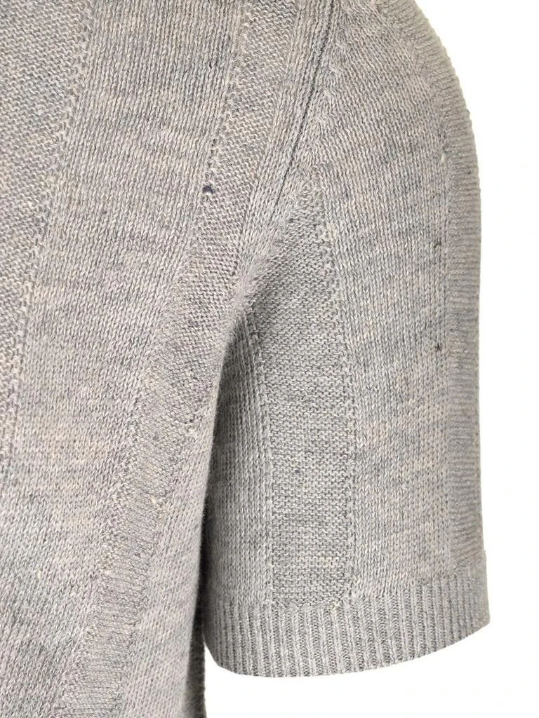 Brunello Cucinelli Brunello Cucinelli Button-Up Knitted Polo Shirt 6