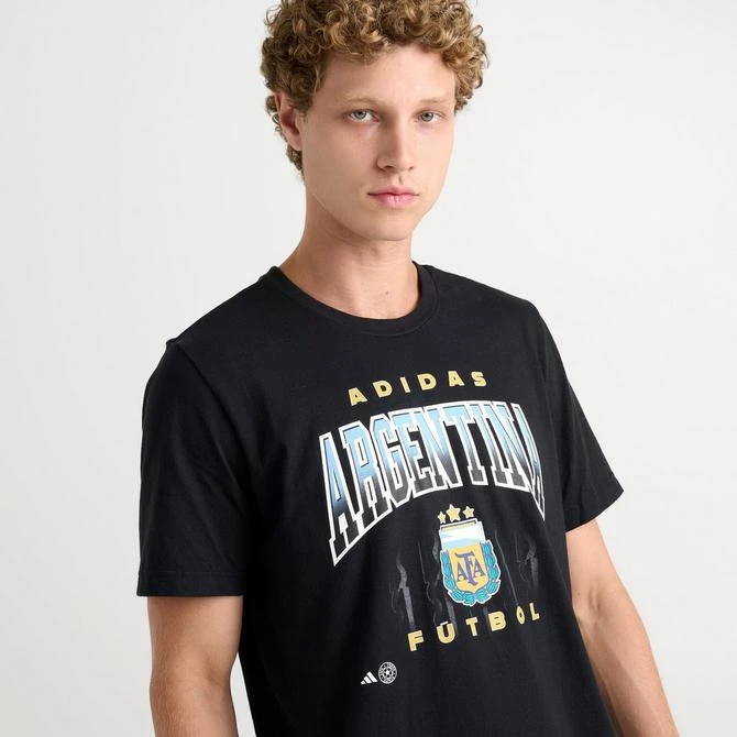 Adidas Men's adidas Argentina Soccer Retro Heritage Graphic T-Shirt 5
