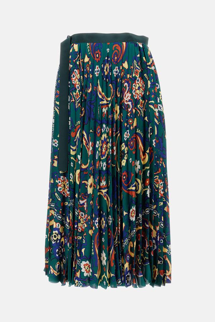 sacai 国内買付 Cotton Chino Skirt Sacai Belted Cotton Chinos Skirt | Nordstrom