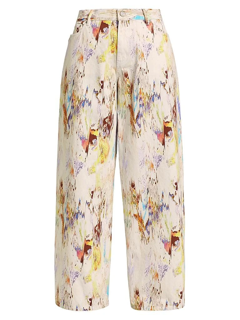 Purple Brand Baggy Melted Abstract Jeans 1