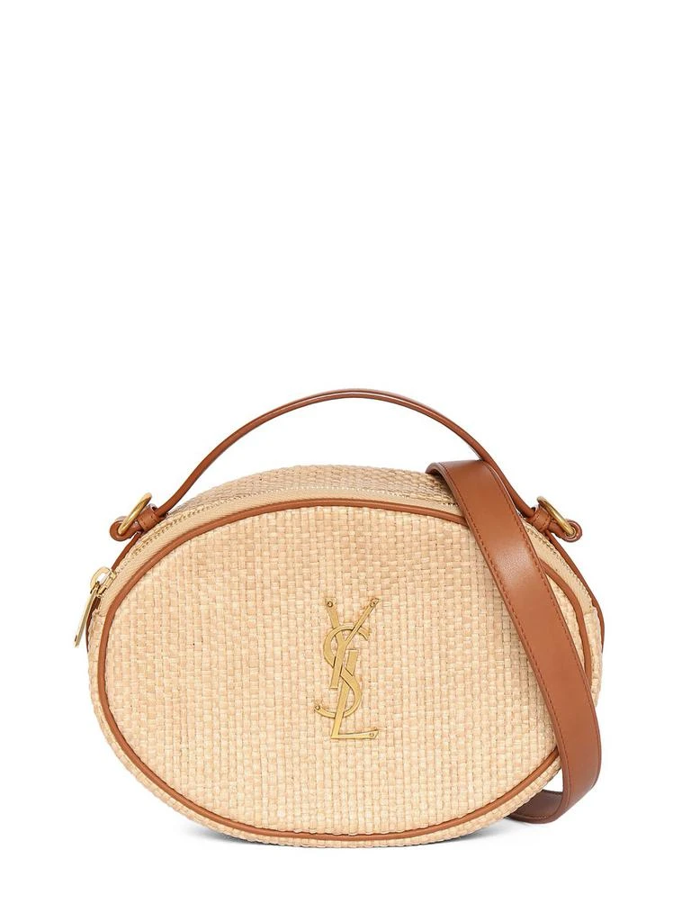 Yves Saint Laurent Cassandre Raffia Camera Bag 1