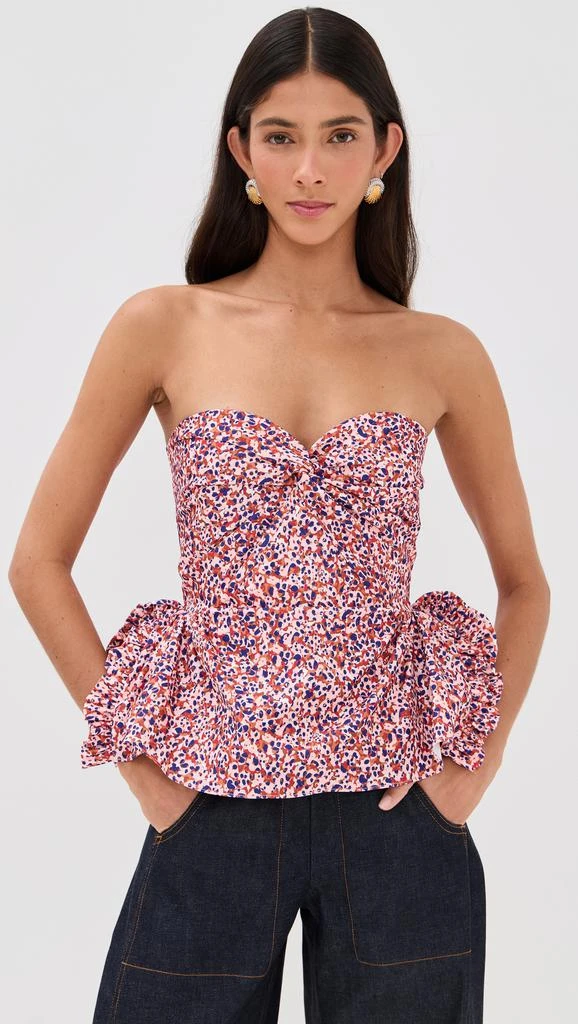 Kika Vargas Tasha Top Pink Dots 6