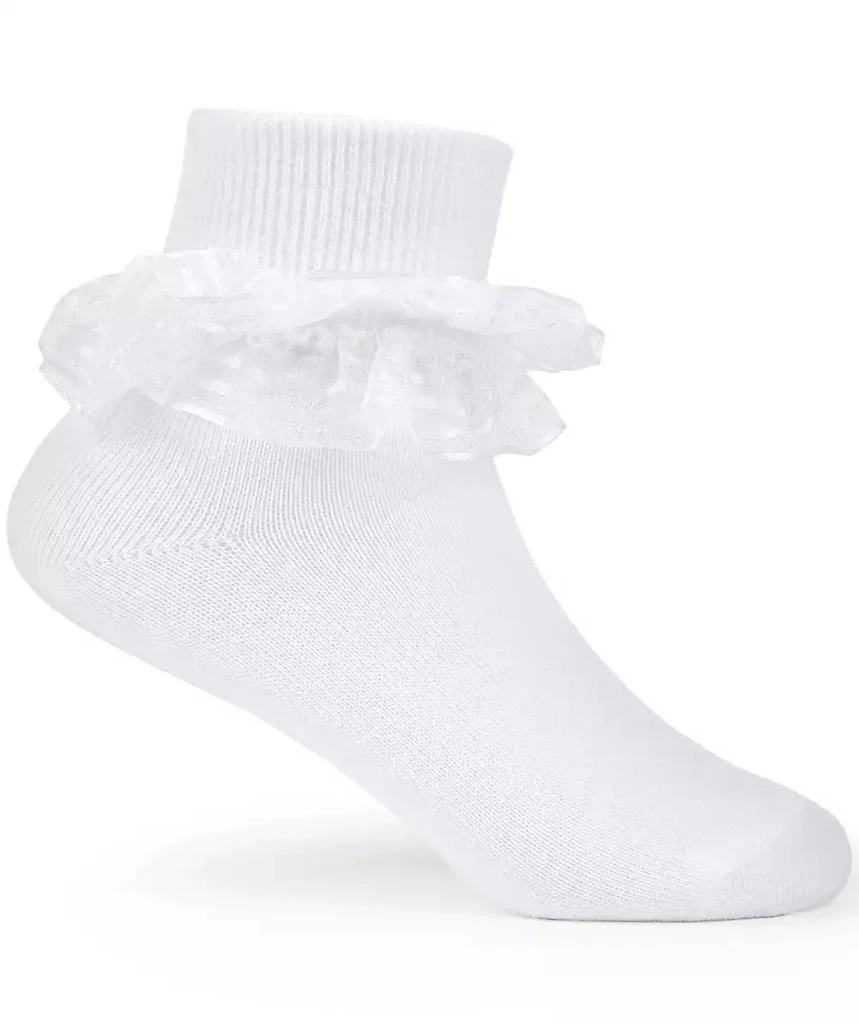Trimfit 3-Pack Decorative Socks, Little Girls & Big Girls 8