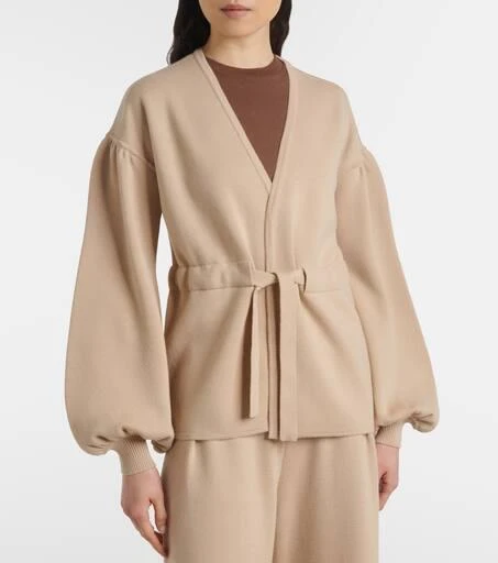 Max Mara Tiberio belted virgin wool cardigan 6