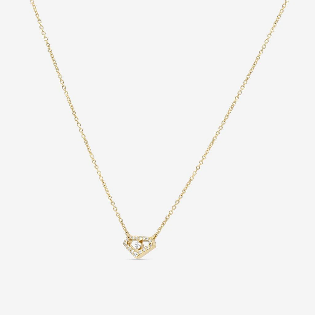 Hearts On Fire Hearts On Fire Triplicity 18K Yellow Gold Emblem Pendant HFPTRIPEM00128Y 2