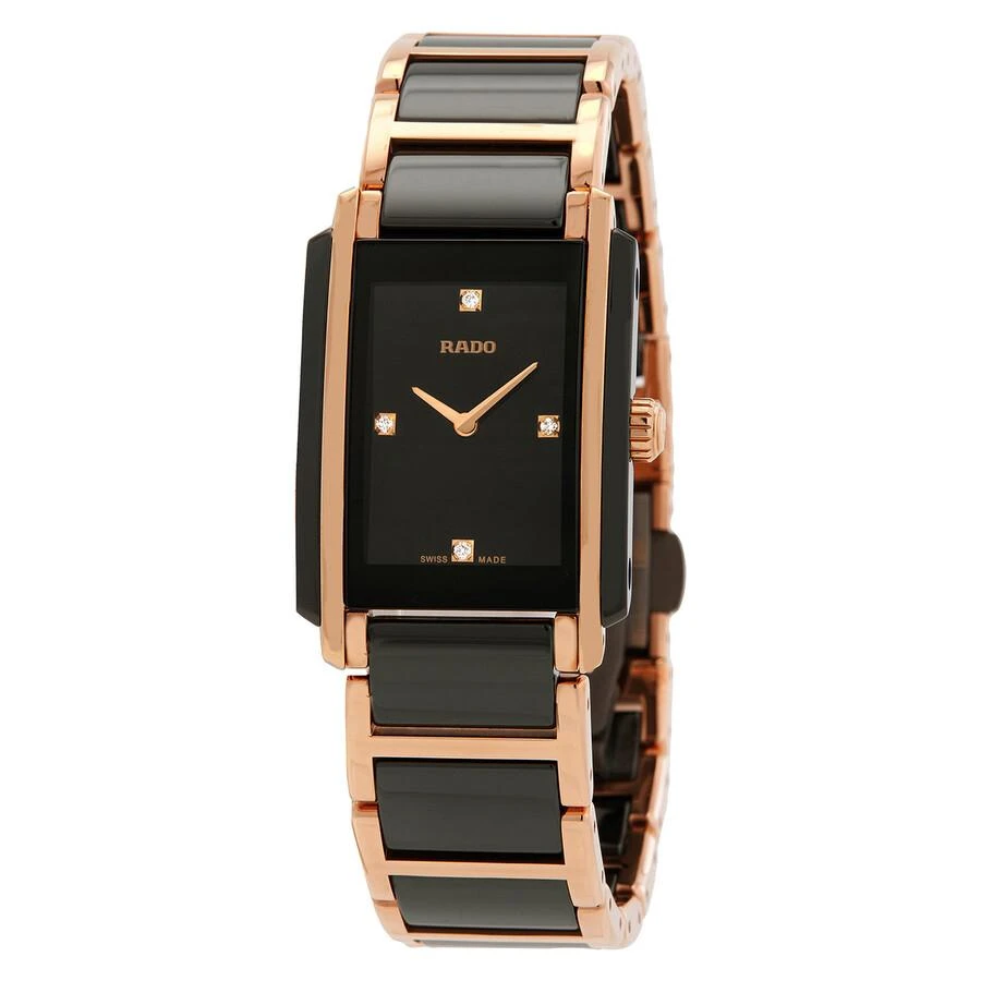 Rado Rado Integral Jubile Ceramic Black Dial Watch R20612712 1
