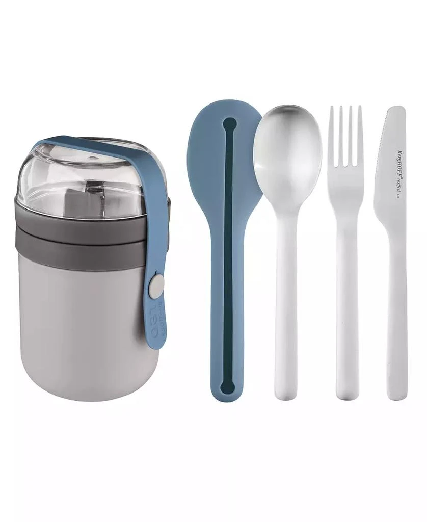 BergHOFF Leo to-Go Dual Lunch Box and Flatware Set 13