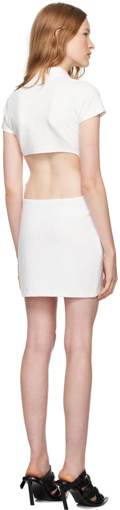 Mowalola White Thong Polo Minidress 3